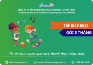 Product: Futurelang tiếng anh 3 tháng
