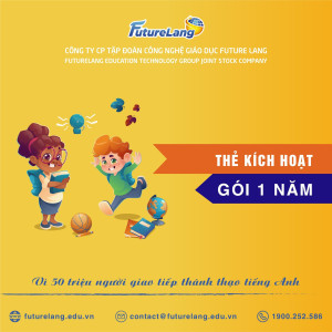 Product: Futurelang tiếng anh 1 năm Vip
